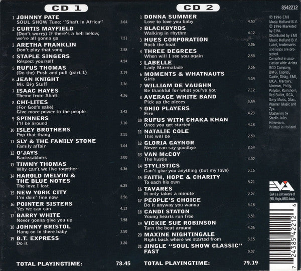 Various : Ferry Maat's Soulshow - 25th Anniversary Collection - The Seventies Part 1 (2xCD, Comp)
