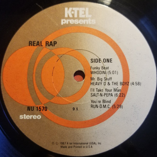 Various : Real Rap! (LP, Comp)