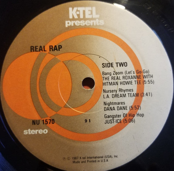 Various : Real Rap! (LP, Comp)