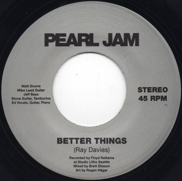 Pearl Jam : Better Things (7", Single)