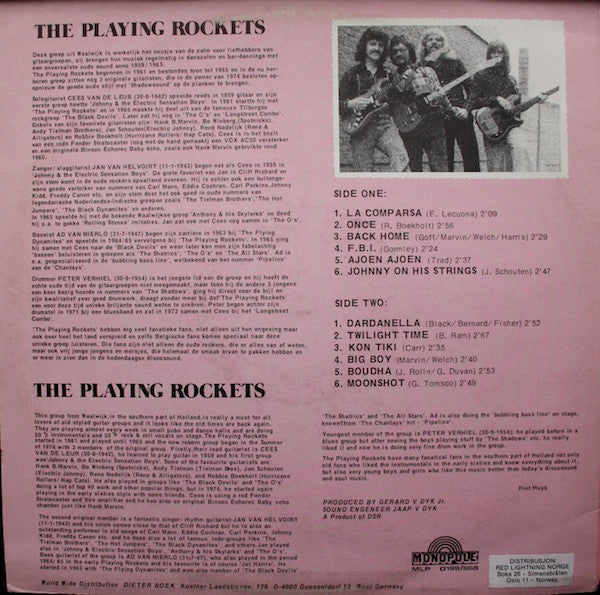 The Playing Rockets : Once With The Playing Rockets (LP, Album)