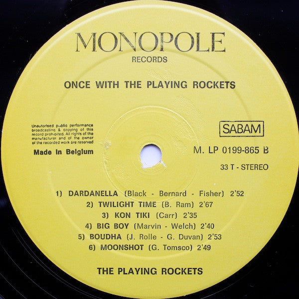 The Playing Rockets : Once With The Playing Rockets (LP, Album)