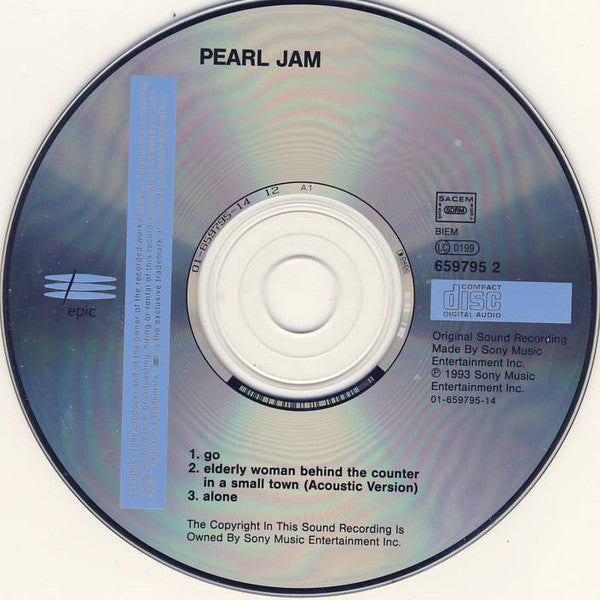 Pearl Jam : Go (CD, Maxi)