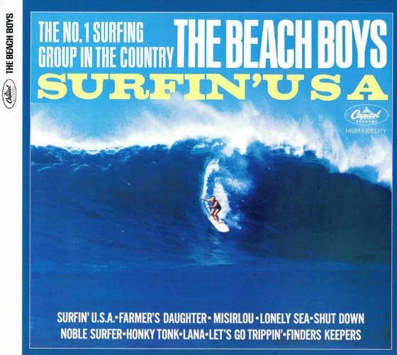 The Beach Boys : Surfin' U.S.A. (HDCD, Album, Mono, RE, RM)