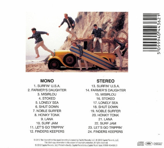 The Beach Boys : Surfin' U.S.A. (HDCD, Album, Mono, RE, RM)