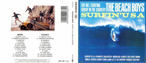 The Beach Boys : Surfin' U.S.A. (HDCD, Album, Mono, RE, RM)