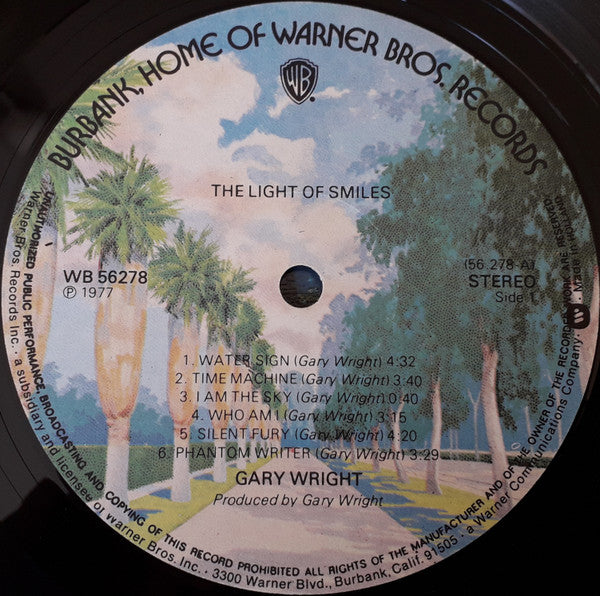 Gary Wright : The Light Of Smiles (LP, Album)