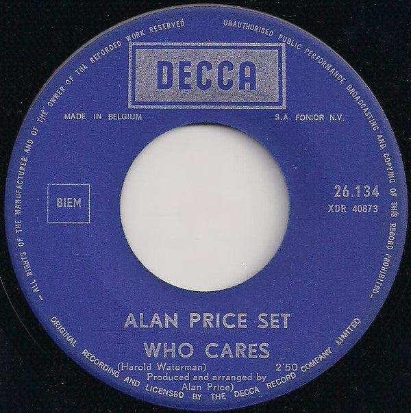 Alan Price Set* : The House That Jack Built (7", Single, Mono)