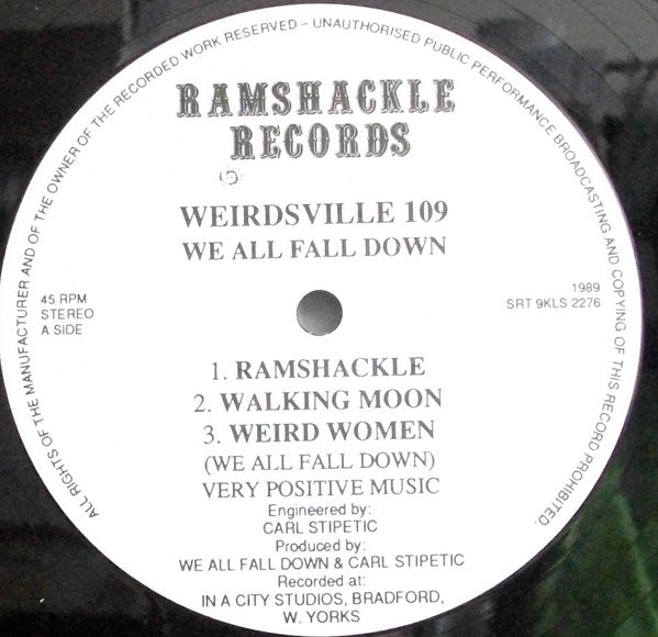We All Fall Down (2) : Weirdsville 109 (LP, MiniAlbum)
