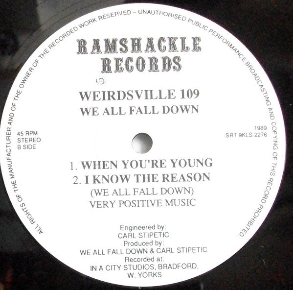 We All Fall Down (2) : Weirdsville 109 (LP, MiniAlbum)