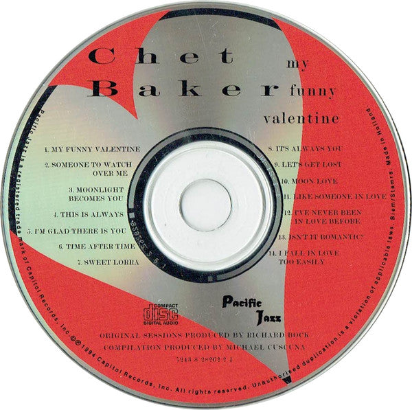 Chet Baker : My Funny Valentine (CD, Comp)