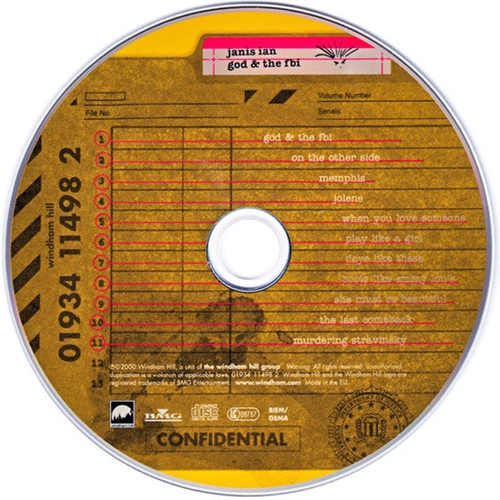 Janis Ian : God & The FBI (CD, Album)