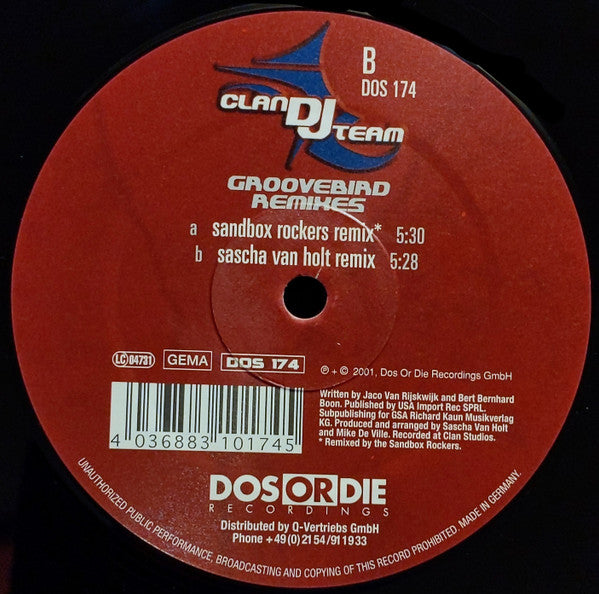 Clan DJ Team : Groovebird (Remixes) (12")