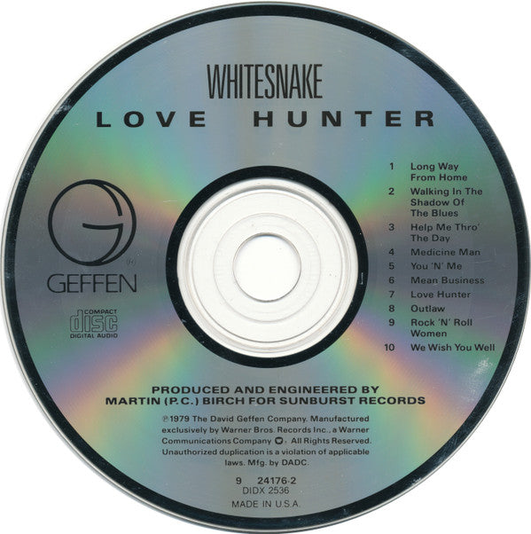 Whitesnake : Lovehunter (CD, Album, RE, RM)