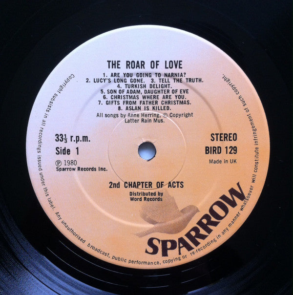 2nd Chapter Of Acts : The Roar Of Love (LP, Gat)