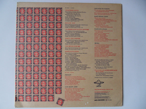 J.J. Cale : 5 (LP, Album, Pin)