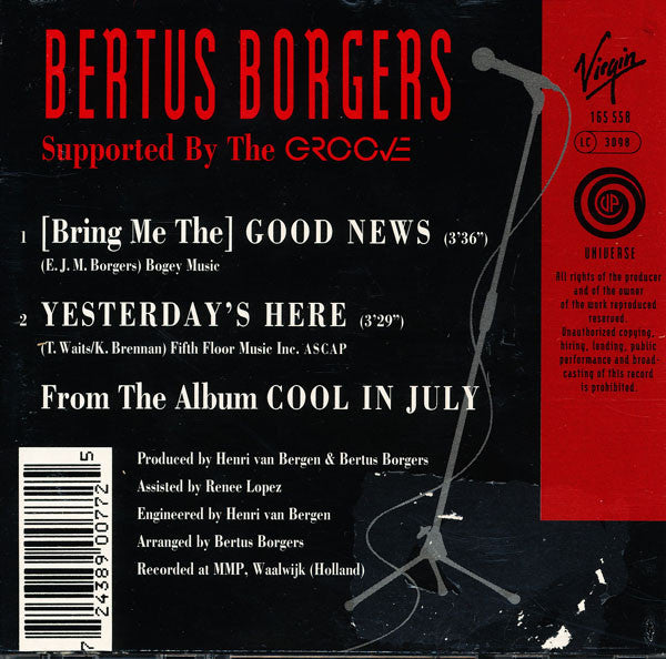 Bertus Borgers : [Bring Me The] Good News (CD, Single)