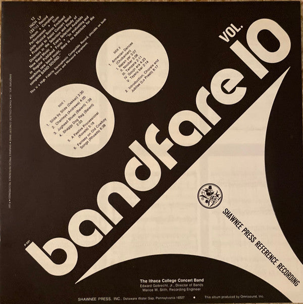 Ithaca College Concert Band : Bandfare Vol. 10 (LP, Album)
