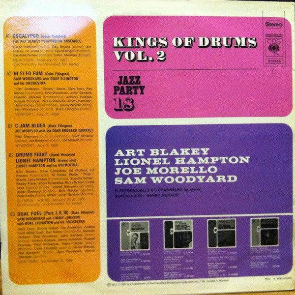 Various : Kings Of Drums Vol. 2 (LP, Comp)