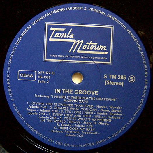 Marvin Gaye : In The Groove (LP, Album)