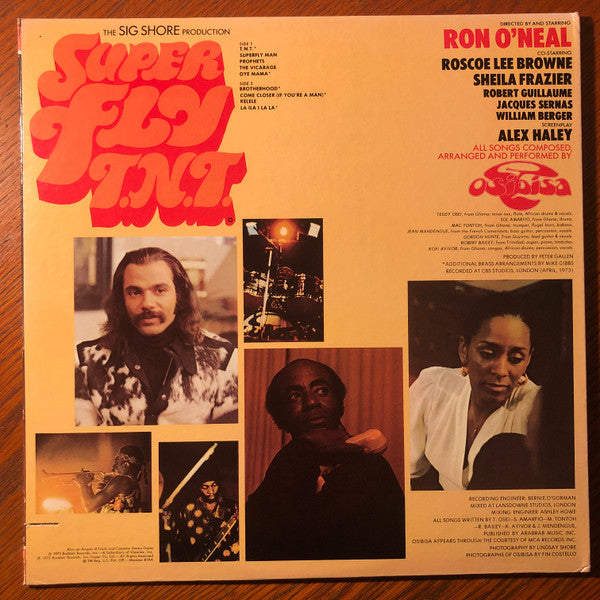 Osibisa : Super Fly T.N.T. (Original Motion Picture Soundtrack) (LP, Album)