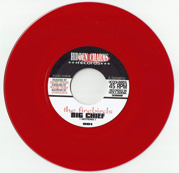 The Firebirds (5) : Play 2 Hits For The Kids (7", Red)