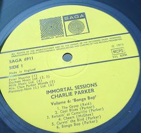 Charlie Parker : Volume 6: Bongo Bop (LP, Comp)