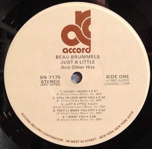 The Beau Brummels : Just A Little And Other Hits (LP, Comp)