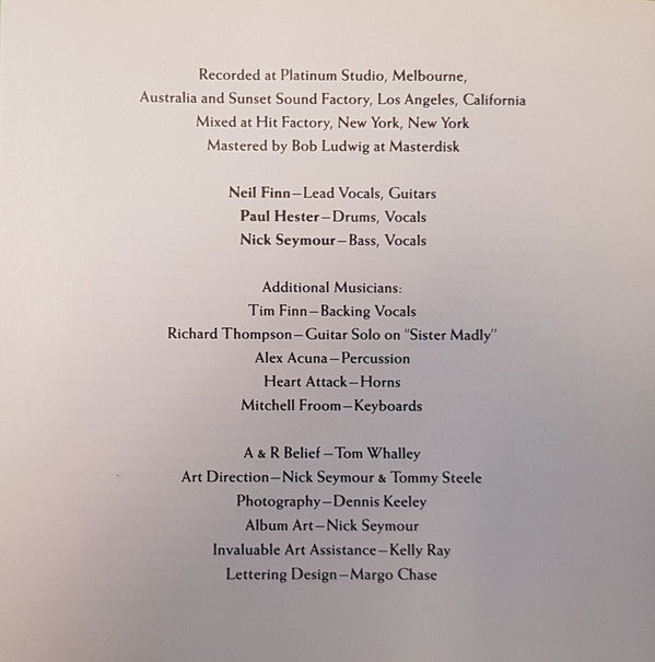 Crowded House : Temple Of Low Men (CD, Album)