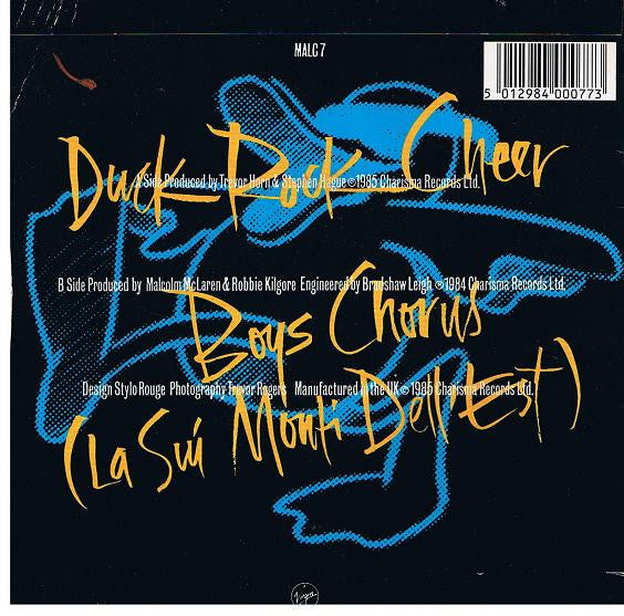 Malcolm McLaren : Duck Rock Cheer (7", Single)