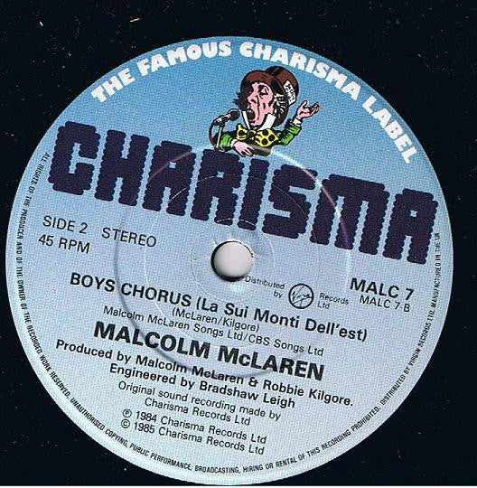 Malcolm McLaren : Duck Rock Cheer (7", Single)
