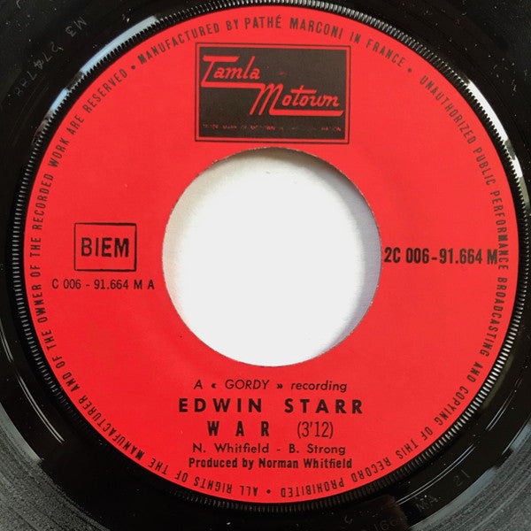 Edwin Starr : War / Adios Senorita (7", Single)