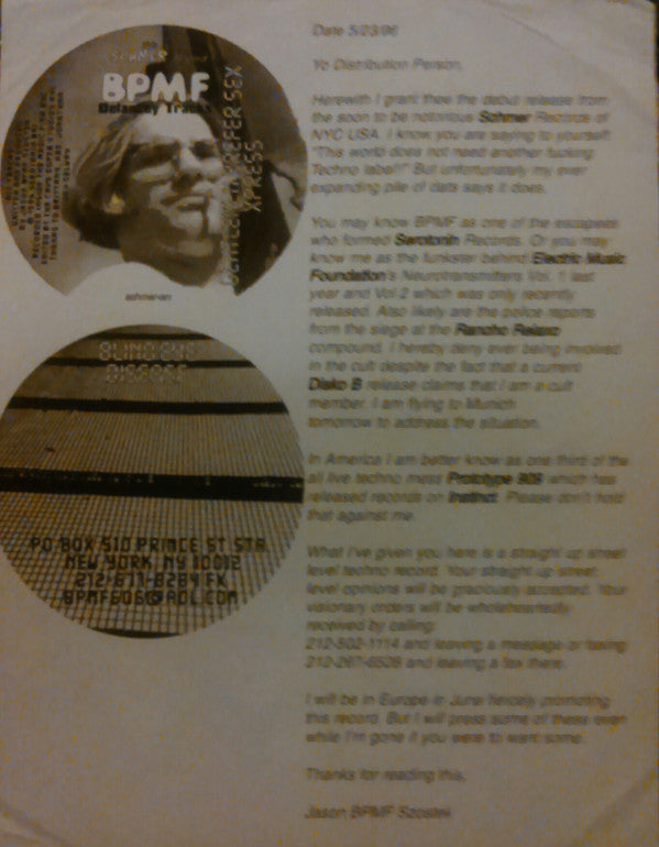 BPMF : Delancey Tracks (12", W/Lbl)