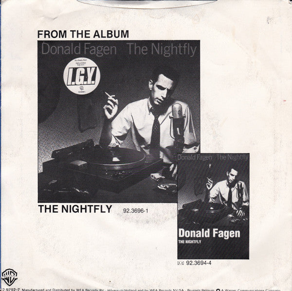 Donald Fagen : New Frontier (7", Single)