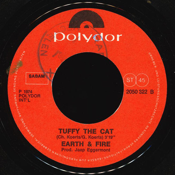 Earth And Fire : Love Of Life  (7", Single)