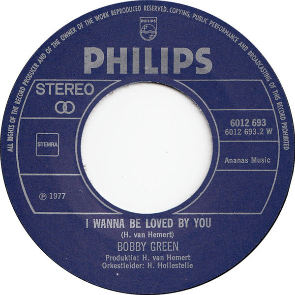 Bobby Green (18) : Lady Maria (7", Single)