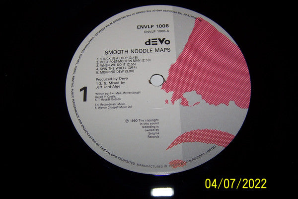 Devo : Smooth Noodle Maps (LP, Album)