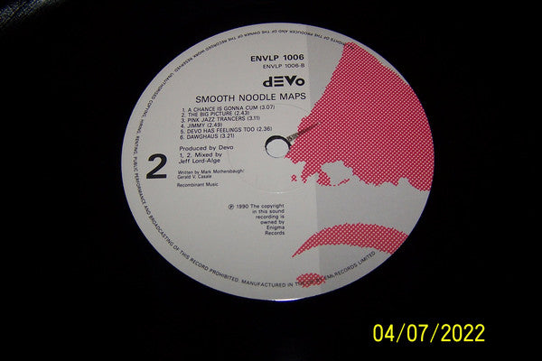 Devo : Smooth Noodle Maps (LP, Album)