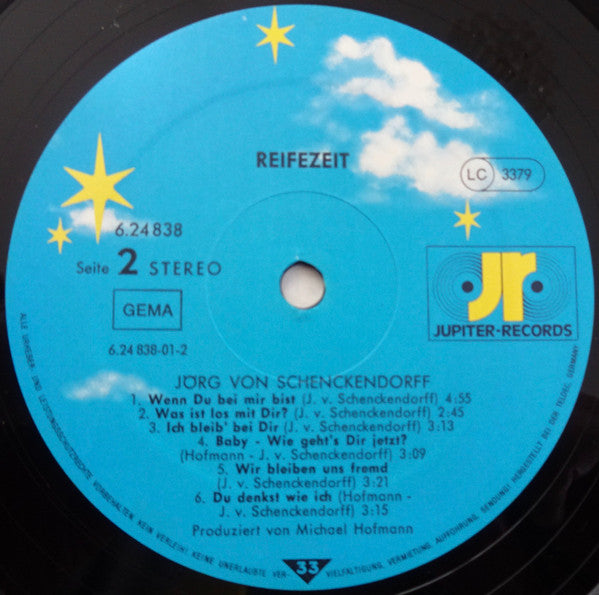 Jörg von Schenckendorff : Reifezeit (LP, Album, Gat)