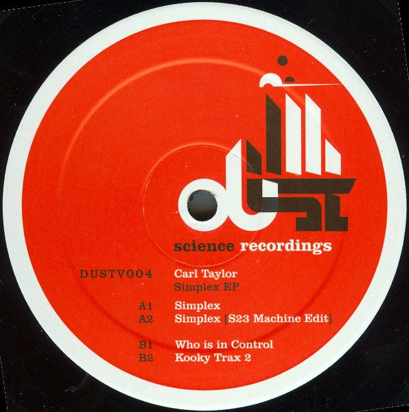 Carl Taylor : Simplex EP (12", EP)