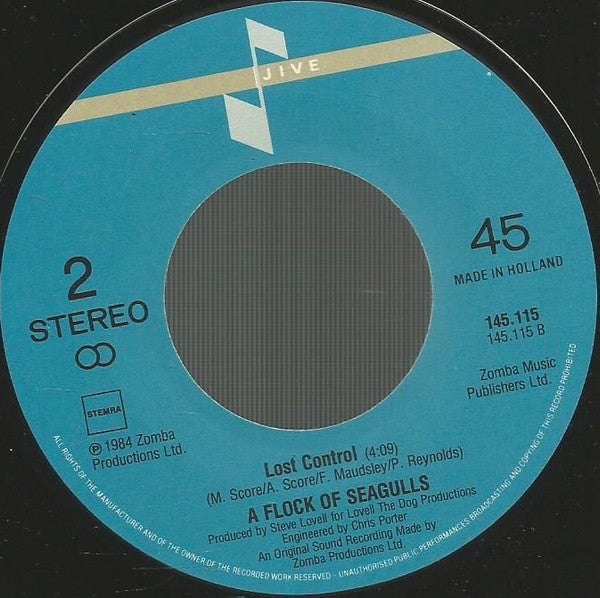 A Flock Of Seagulls : The More You Live, The More You Love (7", Single)