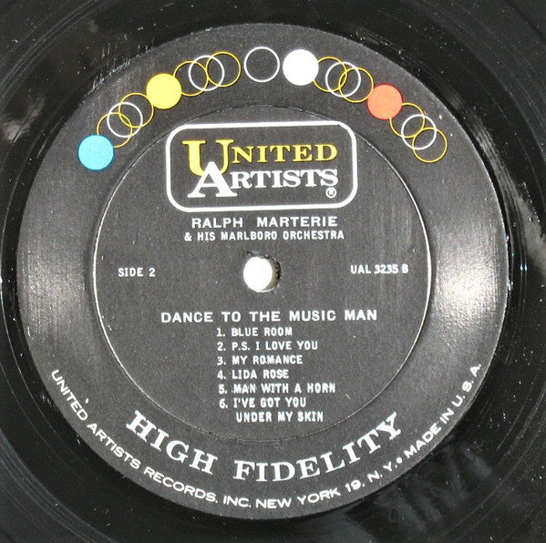 Ralph Marterie And His Orchestra : Dance To The Music Man (LP, Album, Mono)