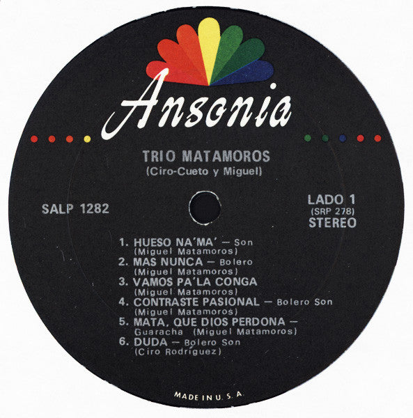 Trio Matamoros : Trio Matamoros Vol. 2 (LP, Album)