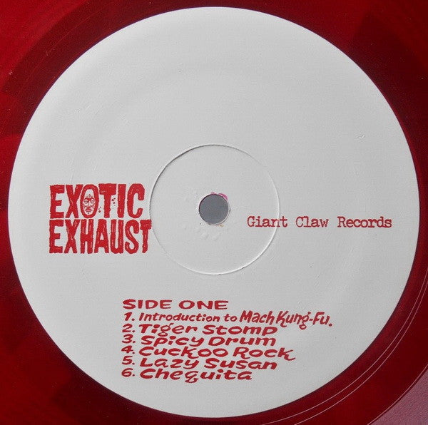 The Fabulous Mach Kung-Fu : Exotic Exhaust (LP, Album, Red)