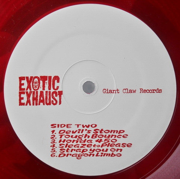 The Fabulous Mach Kung-Fu : Exotic Exhaust (LP, Album, Red)