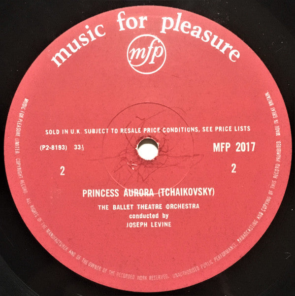 Frédéric Chopin / Pyotr Ilyich Tchaikovsky, Ballet Theatre Orchestra, Joseph Levine : Les Sylphides / Princess Aurora (LP, RE)