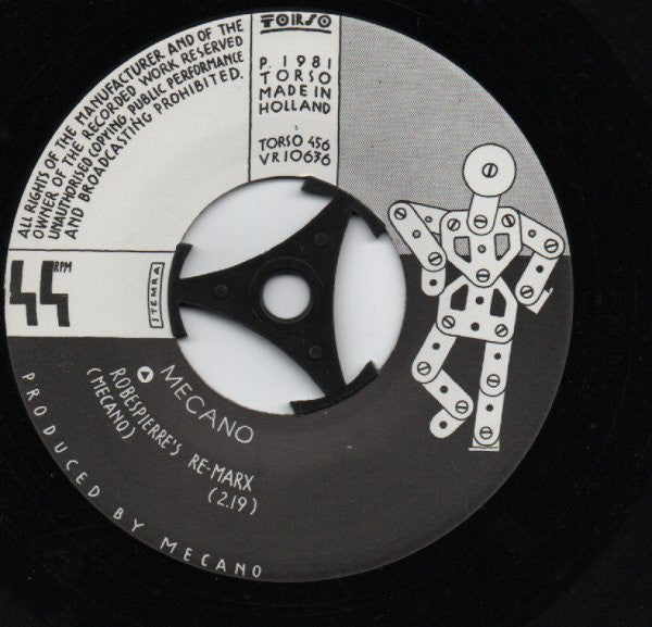Mecano (2) : Robespierre's Re-Marx (7", Single)