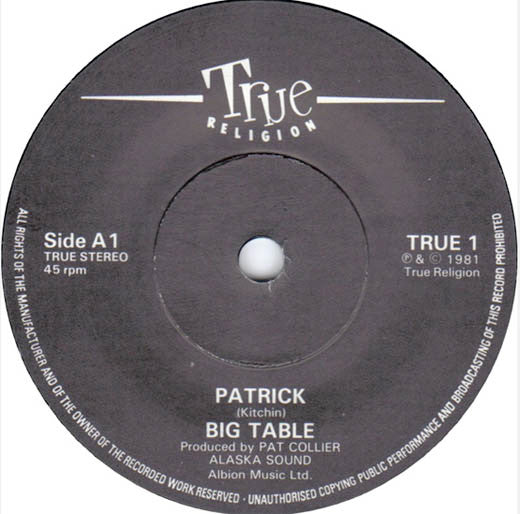 Big Table : Patrick (7")