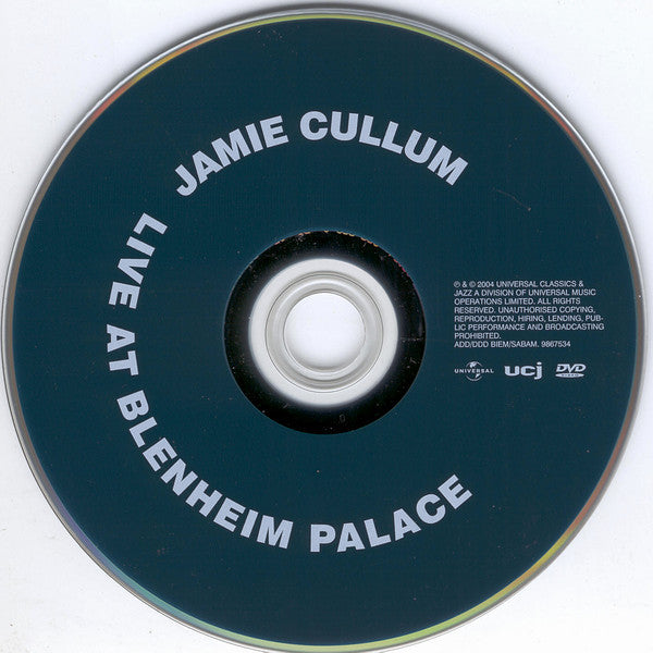 Jamie Cullum : Live At Blenheim Palace (DVD-V, PAL)