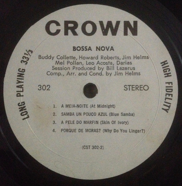 Jim Helms : Bossa Nova (LP, Album)